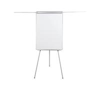 Bi-Office Easy Pizarra Magnética con caballete de trípode, con brazos extensibles, marco gris, pizarra euro 70 x 100 cm, para rotafolios