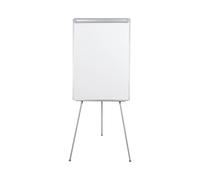 Bi-Office Easy Pizarra Magnética con caballete de trípode, marco gris, pizarra euro 70 x 100 cm, para rotafolios