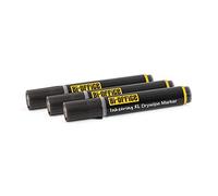 Bi-Office InkstringXL Rotulador para Pizarra Blanca de Tinta Gel con Punta de 3mm - Negro, Paquete de 3