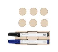 Bi-Office Kit magnético de escritura y borrado - Desert