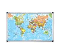 Bi-Office MAP0100802 - Mapa del mundo, 1200 x 900 mm