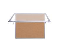 Bi-Office Mastervision - Vitrina de Exterior de Corcho, Impermeable, 1012 x 681 mm - 8x A4