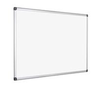 Bi-Office Maya - Pizarra blanca no magnética con marco de aluminio, 900 x 600 mm