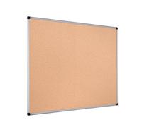 Bi-Office Maya - Tablero de corcho con marco de aluminio, 120 x 90 cm
