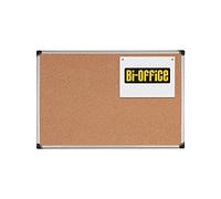 Bi-Office Maya W - Tablero de corcho con marco de aluminio, 90 x 60 cm