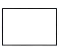 Bi-Office New Basic - Pizarra de borrado en seco, 585 x 385 mm, color negro