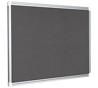 Bi-Office New Generation - Tablero de anuncios de fieltro, 600 x 450 mm, color gris