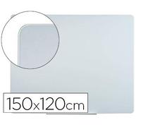 Bi-office Pizarra Blanca Magnética de Cristal 150x120 cm