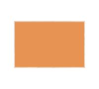 Bi-Office Pizarra Magnética Earth New Basic Tangerine, 885 x 585 mm, Superficie de Acero Lacado, Marco de Pino Natural