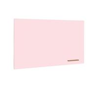 Bi-Office Pizarra Magnética Loop Peony, 150x90 cm, Superficie de Acero Lacado, Sin Marco