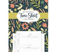 Bi Weekly Time Sheet Log Book: Track Daily Employee Timesheets for Two Weeks of Hours Worked