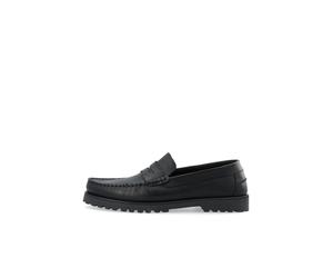 Biagreg Mocasines De Piel 41 Negro