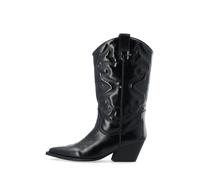 Biajody Botas De Estilo Cowboy 38 Negro