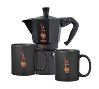 Bial Set Moka Black 6Cups+2Mug BK