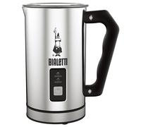 Bialetti 0004430 Eléctrico Leche Frother, 240 ml, 500 W, 1 carriba, Inoxidable Acero, Plata / Negro