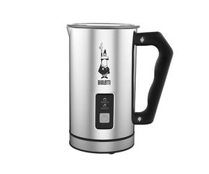 Bialetti 0004430 Eléctrico Leche Frother, 240 ml, 500 W, 1 carriba, Inoxidable Acero, Plata / Negro