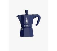 Bialetti 0005411 - Mokina Natale 2025 azul, cafetera de media taza de aluminio, 40 ml