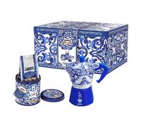 Bialetti - 0005414 cafetera manual Cafetera italiana Azul, Blanco