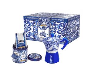 Bialetti - 0005414 cafetera manual Cafetera italiana Azul, Blanco