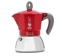 Bialetti 0006946 Máquina Café Moka Inducción Nuevo Rojo 6 Tazas