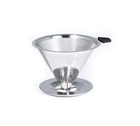Bialetti 0547 Pour Over, Filtro de Acero Inoxidable 18/10, infusor
