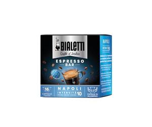 Bialetti 96080093/M Café de cápsulas de Napoli, aluminio, 16 unidades)