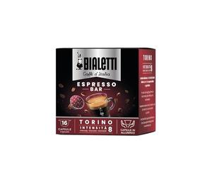 Bialetti 96080095/M Café de cápsulas de Torino, aluminio, 16 unidades)