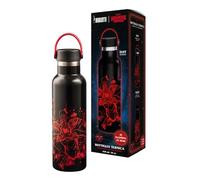 Bialetti Botella térmica Stranger Things, 600 ml - brilla en la oscuridad, mantiene la temperatura, no apta para lavavajillas