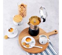Bialetti - Brikka Cafetera italiana 0,1 L Negro, Acero inoxidable