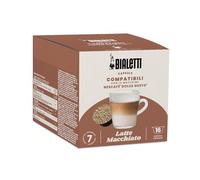 Bialetti Café Cápsulas compatibles con Dolce Gusto® - Café con leche - 16 Cápsulas