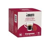 Bialetti Café Cápsulas compatibles con Lavazza® - Corposo - 16 Cápsulas