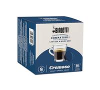 Bialetti Café Cápsulas compatibles con Lavazza® - Cremoso - 16 Cápsulas