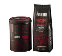 Bialetti Café molido Stranger Things - Lata + bolsa 250 g, mezcla Hawkins 50% Arábica 50% Robusta, edición coleccionista con diseño de la serie