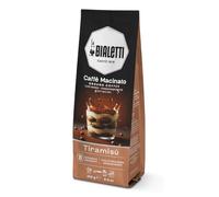 Bialetti Café molido universal 250 g - Mezcla aromatizada con Tiramisú, apto para cafetera Moka, prensa francesa y máquinas espresso