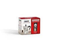 Bialetti Cafetera, Aluminio, 3 Tazas + Perfetto Moka