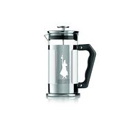 Bialetti Cafetera de émbolo Preziosa 3 tazas Plateado-negro