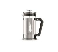 Bialetti Cafetera de émbolo Preziosa 3 tazas Plateado-negro