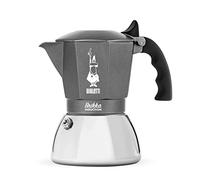 Bialetti Cafetera de inducción Brikka, 4 tazas (170 ml), espresso estilo bar, apta para todo tipo de estufas, diseño elegante