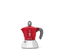 Bialetti cafetera de inducción de moka, 2 tazas (100 ml), apta para todas las en