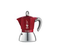 BIALETTI Cafetera espresso Moka Induction 6 tazas Alu/Rojo rojo