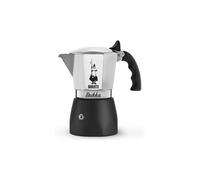 BIALETTI Cafetera exprés BRIKKA 2 tazas Alu / Negro plata