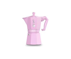 BIALETTI Cafetera exprés EXCLUSIVE MOKA 6 tazas Rosa rosa