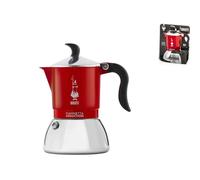 Bialetti Cafetera Fiammetta 2 Tazas Rojas
