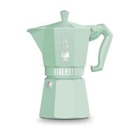 Bialetti CAFETERA Italiana 0009058 Moka Exclusive Verde 6T VITRO