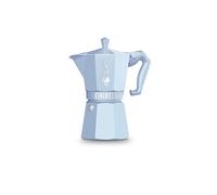 Bialetti CAFETERA Italiana 0009062 Moka Exclusive Azul 6T VITRO