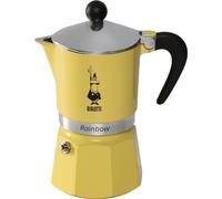 Bialetti Cafetera Italiana 29583 Amarillo Aluminio 140 ml