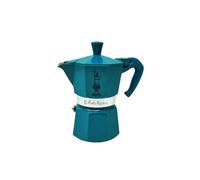 Bialetti Cafetera Moka de 3 tazas, colección Winter Wonderland, color turquesa