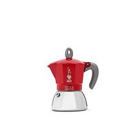 nueva moka para induccion 6 tazas roja