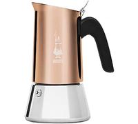 Bialetti Cafetera Venus, Mango Anti-escaldaduras, Apta para Inducción, 6 Tazas (235ml), Acero Inoxidable, Bronze
