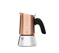 Bialetti Cafetera Venus, Mango Anti-escaldaduras, No Apta para Inducción, 2 Tazas (85ml), Acero Inoxidable, Bronze